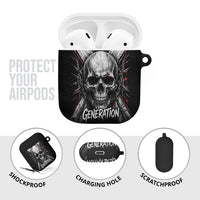 Generation X Skull AirPods Case Distressed Heavy Metal Grunge