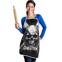 Generation X Skull Apron Distressed Heavy Metal Grunge