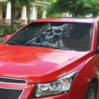 Generation X Skull Auto Sun Shade Distressed Heavy Metal Grunge