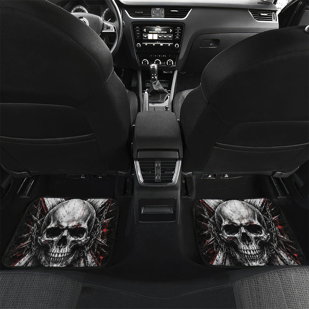 Generation X Skull Car Mats Distressed Heavy Metal Grunge