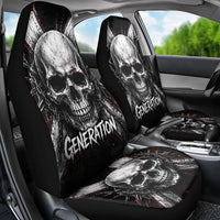 Generation X Skull Car Seat Cover Distressed Heavy Metal Grunge