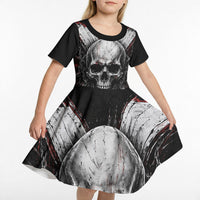 Generation X Skull Kid Short Sleeve Dress Distressed Heavy Metal Grunge