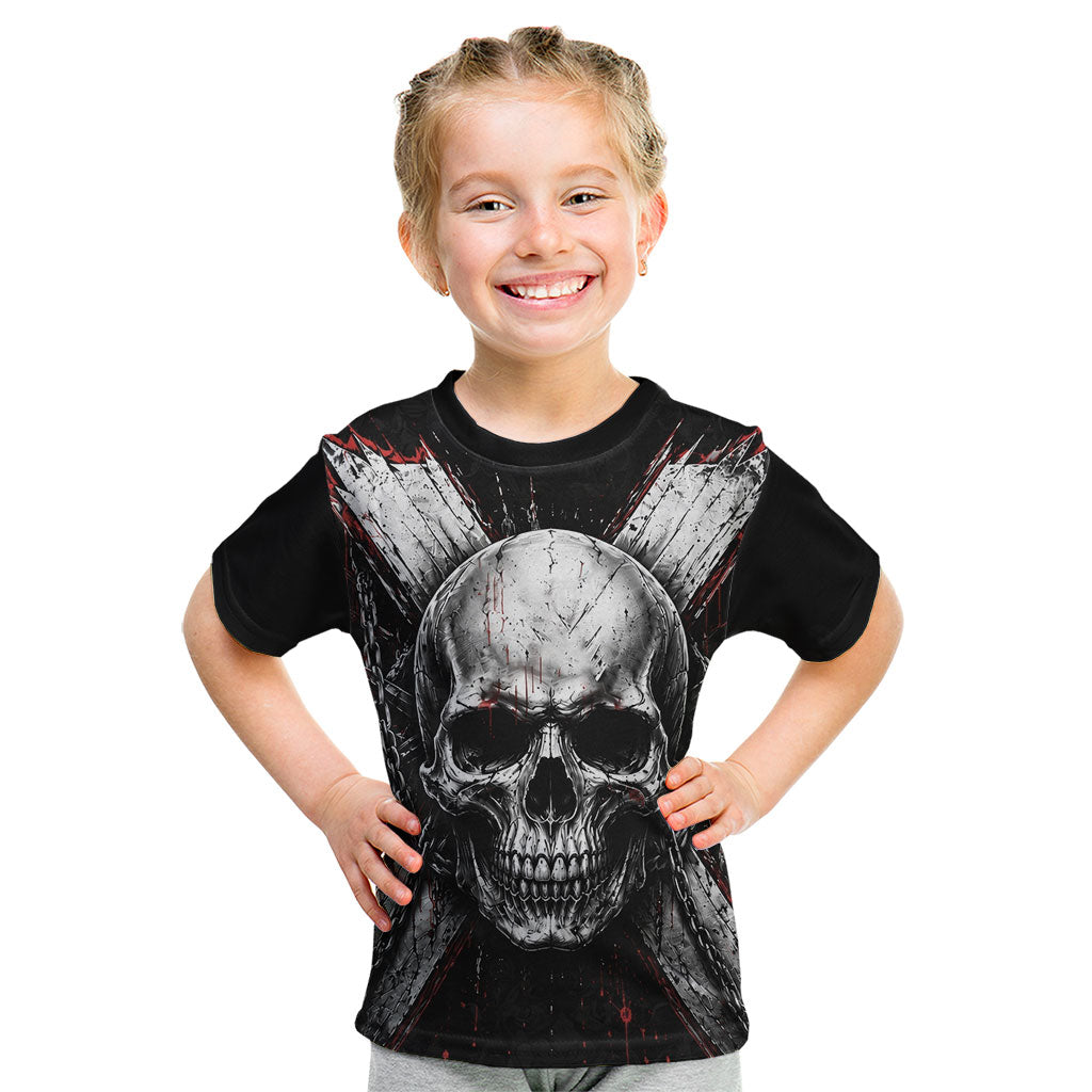 Generation X Skull Kid T Shirt Distressed Heavy Metal Grunge