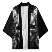 Generation X Skull Kimono Distressed Heavy Metal Grunge