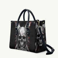 Generation X Skull Leather Bag Distressed Heavy Metal Grunge