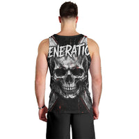 Generation X Skull Men Tank Top Distressed Heavy Metal Grunge