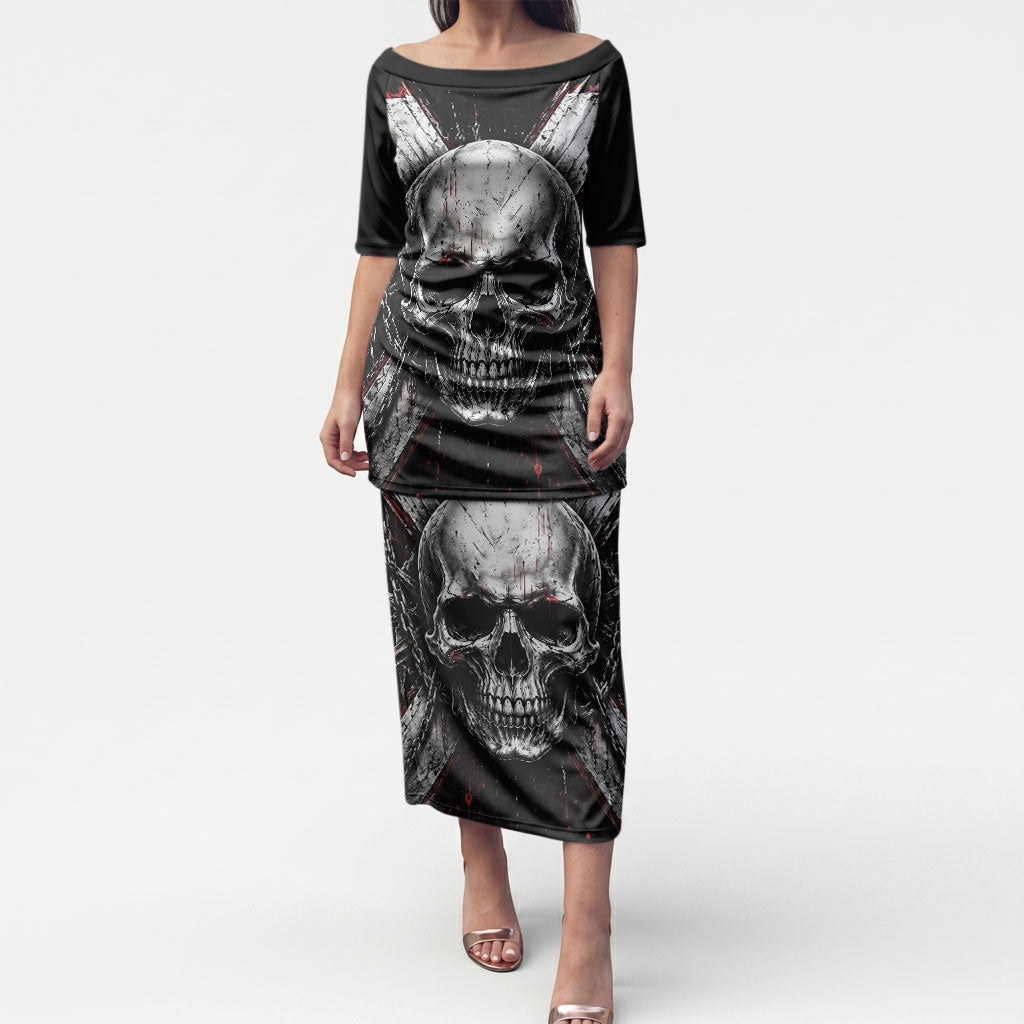 Generation X Skull Puletasi Distressed Heavy Metal Grunge