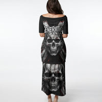 Generation X Skull Puletasi Distressed Heavy Metal Grunge
