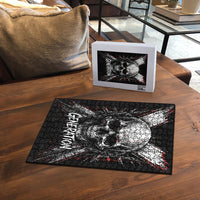 Generation X Skull Puzzle Distressed Heavy Metal Grunge