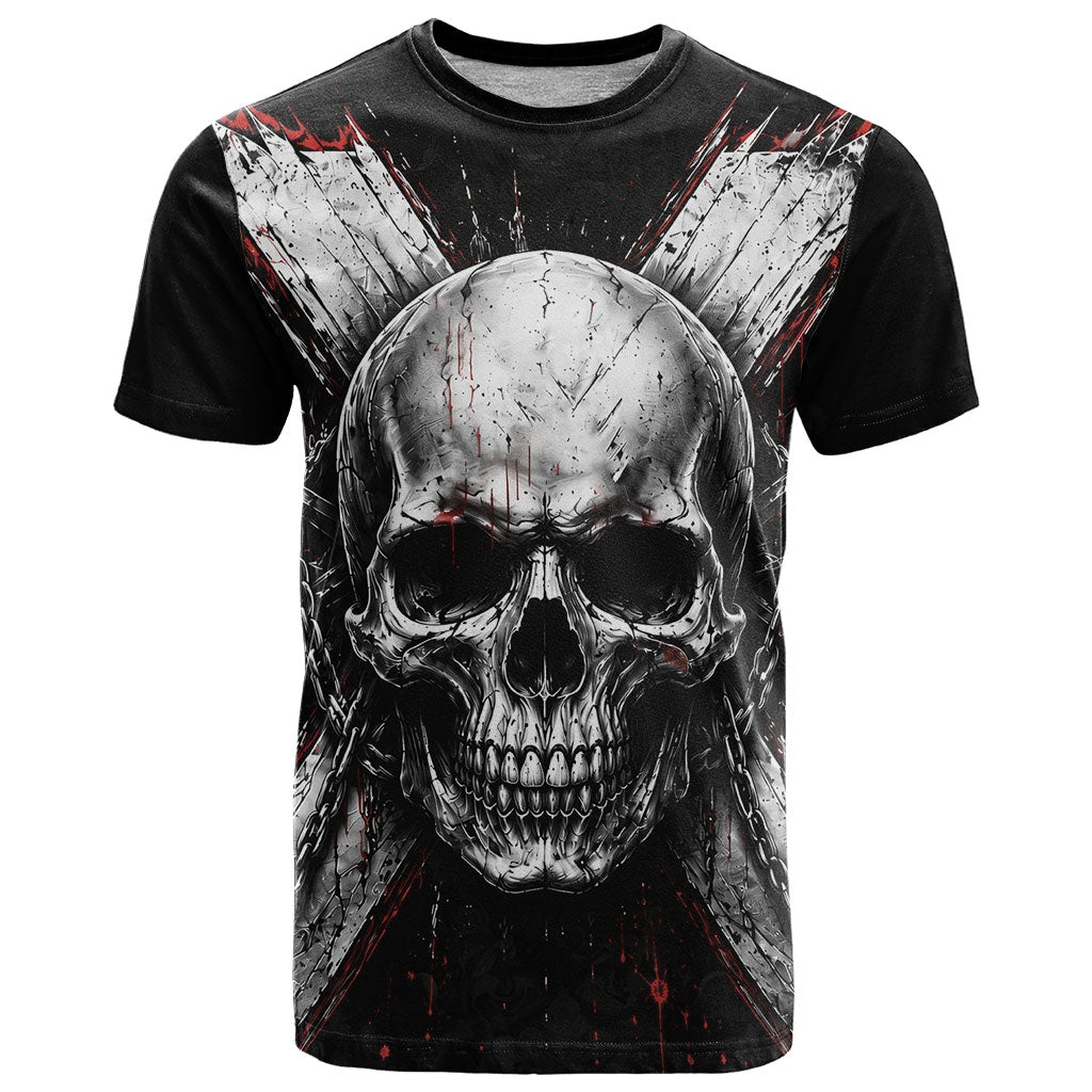 Generation X Skull T Shirt Distressed Heavy Metal Grunge
