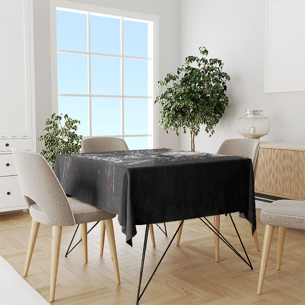 Generation X Skull Tablecloth Distressed Heavy Metal Grunge