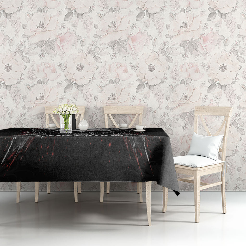 Generation X Skull Tablecloth Distressed Heavy Metal Grunge