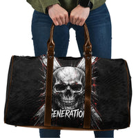 Generation X Skull Travel Bag Distressed Heavy Metal Grunge