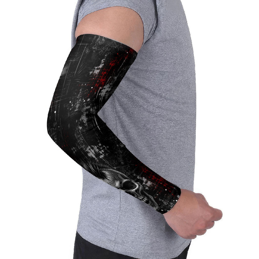 Generation X Mohawk Skull Arm Sleeves Distressed Punk Rock Grunge