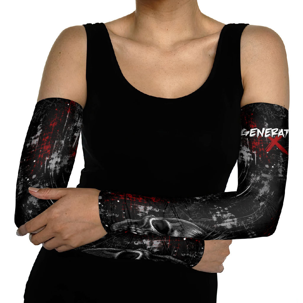 Generation X Mohawk Skull Arm Sleeves Distressed Punk Rock Grunge