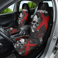 Generation X Mohawk Skull Car Seat Cover Distressed Punk Rock Grunge