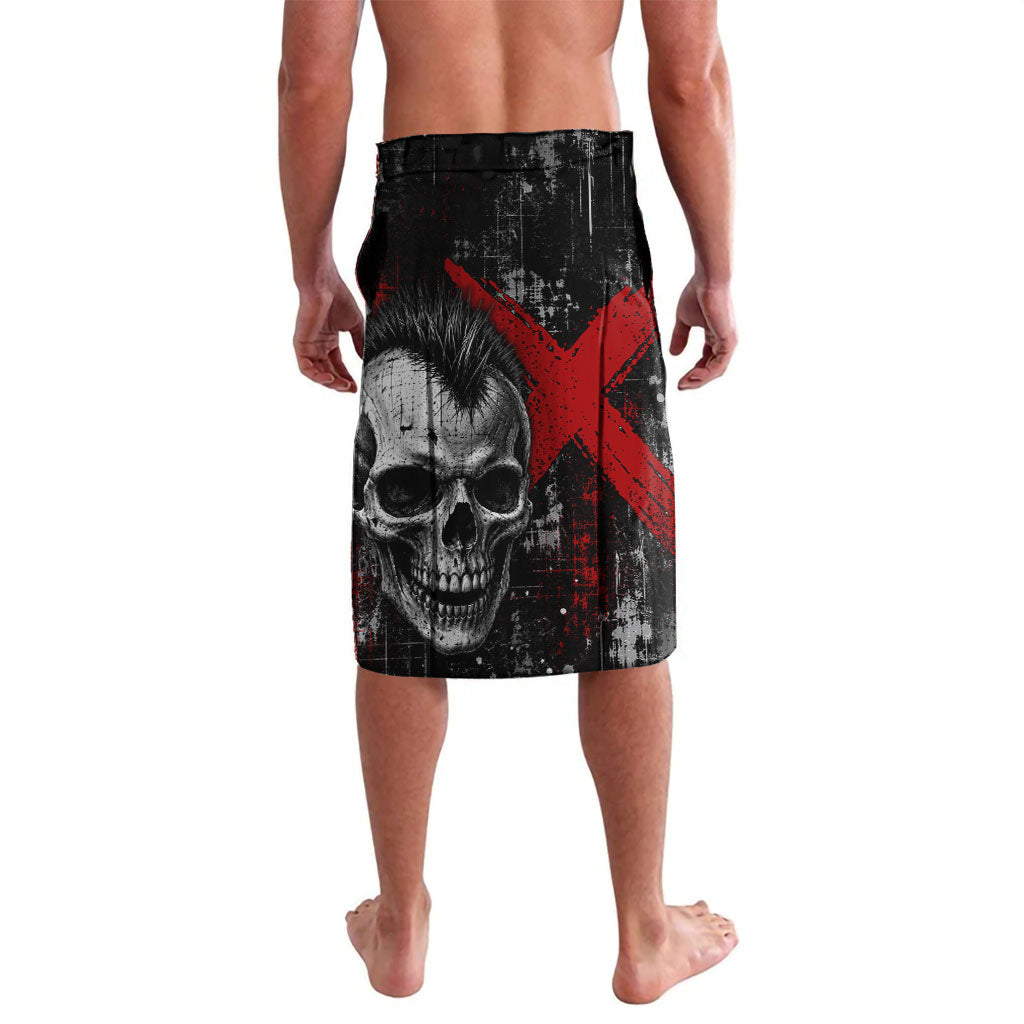 Generation X Mohawk Skull Lavalava Distressed Punk Rock Grunge