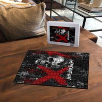 Generation X Mohawk Skull Puzzle Distressed Punk Rock Grunge