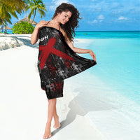 Generation X Mohawk Skull Sarong Distressed Punk Rock Grunge