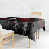 Generation X Mohawk Skull Tablecloth Distressed Punk Rock Grunge