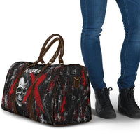 Generation X Mohawk Skull Travel Bag Distressed Punk Rock Grunge