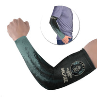 Bigfoot Wilderness Solitude Arm Sleeves Cryptid Forest Graphic In Distressed Vintage Style