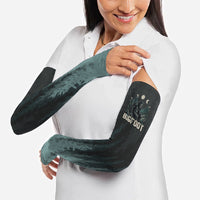 Bigfoot Wilderness Solitude Arm Sleeves Cryptid Forest Graphic In Distressed Vintage Style