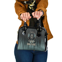 Bigfoot Wilderness Solitude Shoulder Handbag Cryptid Forest Graphic In Distressed Vintage Style