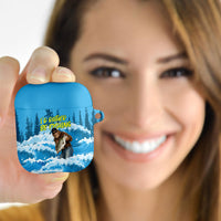 Bigfoot Sasquatch I'd Rather Be Fishing AirPods Case Funny Angler Humorous Outdoors Graphic Art