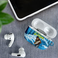Bigfoot Sasquatch I'd Rather Be Fishing AirPods Case Funny Angler Humorous Outdoors Graphic Art