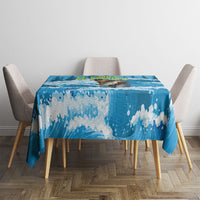 Bigfoot Sasquatch I'd Rather Be Fishing Tablecloth Funny Angler Humorous Outdoors Graphic Art