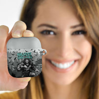 Bigfoot Stay Wild I Hate People AirPods Case Angry Sasquatch Distressed Forest Dark Fantasy