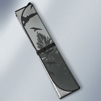 Bigfoot Stay Wild I Hate People Auto Sun Shade Angry Sasquatch Distressed Forest Dark Fantasy