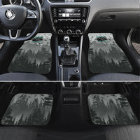 Bigfoot Stay Wild I Hate People Car Mats Angry Sasquatch Distressed Forest Dark Fantasy