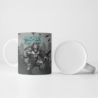 Bigfoot Stay Wild I Hate People Ceramic Mug Angry Sasquatch Distressed Forest Dark Fantasy