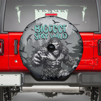 Bigfoot Stay Wild I Hate People Spare Tire Cover Angry Sasquatch Distressed Forest Dark Fantasy