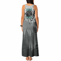 Bigfoot Stay Wild I Hate People Tank Maxi Dress Angry Sasquatch Distressed Forest Dark Fantasy
