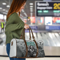 Bigfoot Stay Wild I Hate People Travel Bag Angry Sasquatch Distressed Forest Dark Fantasy