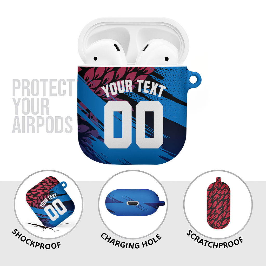 Personalized Antigua And Barbuda Cricket AirPods Case Falcons Mascot Sport Style