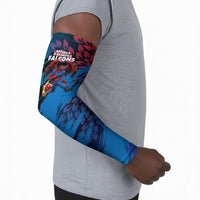 Personalized Antigua And Barbuda Cricket Arm Sleeves Falcons Mascot Sport Style
