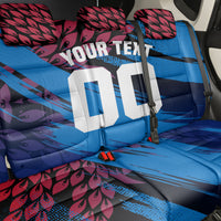 Personalized Antigua And Barbuda Cricket Back Car Seat Cover Falcons Mascot Sport Style