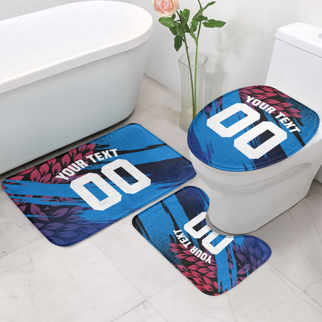 Personalized Antigua And Barbuda Cricket Bathroom Set Falcons Mascot Sport Style
