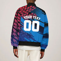 Personalized Antigua And Barbuda Cricket Bomber Jacket Falcons Mascot Sport Style