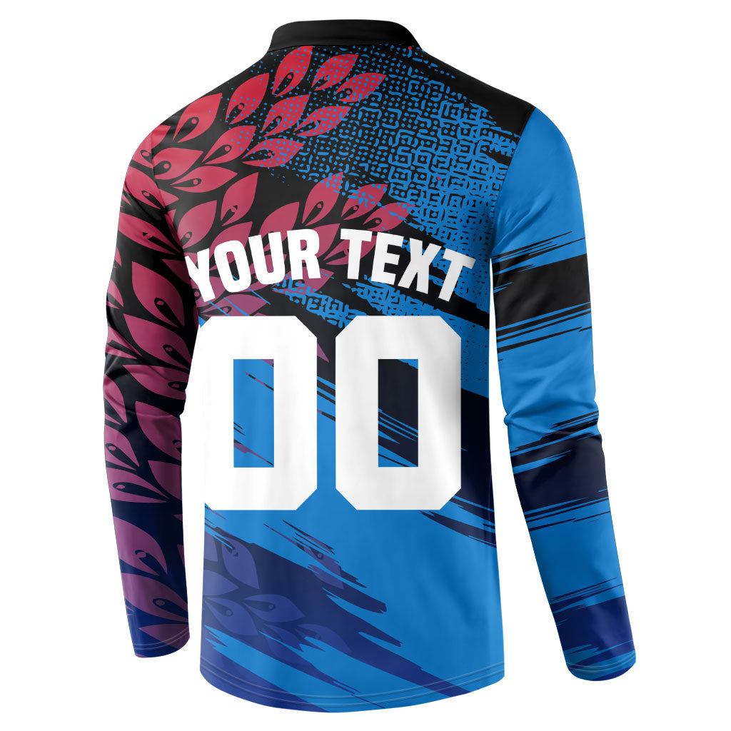 Personalized Antigua And Barbuda Cricket Button Sweatshirt Falcons Mascot Sport Style