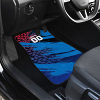 Personalized Antigua And Barbuda Cricket Car Mats Falcons Mascot Sport Style