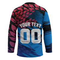 Personalized Antigua And Barbuda Cricket Hockey Jersey Falcons Mascot Sport Style