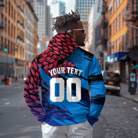 Personalized Antigua And Barbuda Cricket Hoodie Falcons Mascot Sport Style