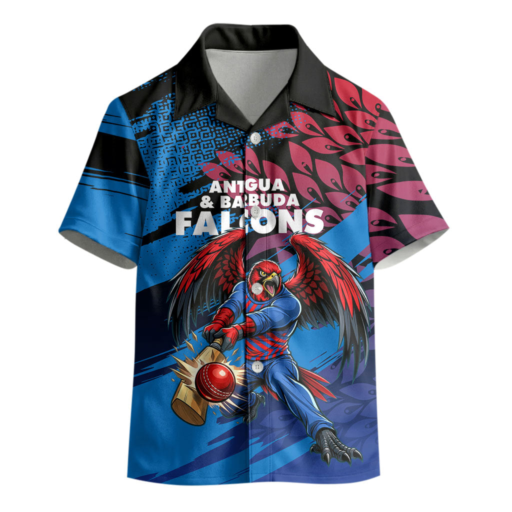 Personalized Antigua And Barbuda Cricket Kid Hawaiian Shirt Falcons Mascot Sport Style