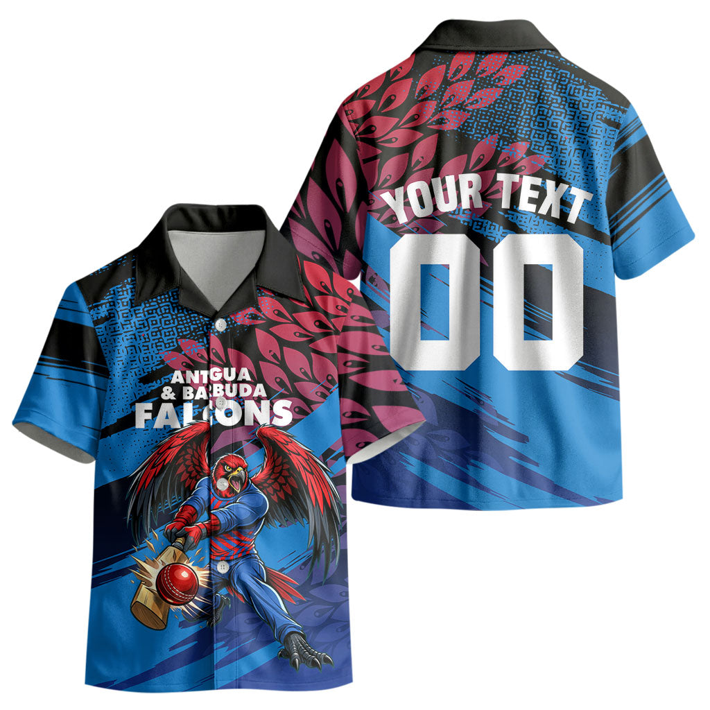 Personalized Antigua And Barbuda Cricket Kid Hawaiian Shirt Falcons Mascot Sport Style