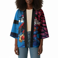 Personalized Antigua And Barbuda Cricket Kimono Falcons Mascot Sport Style